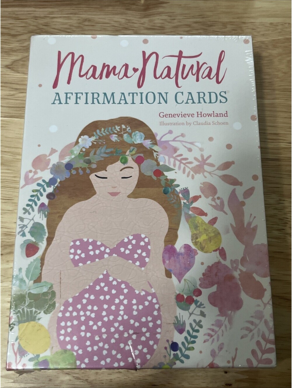 Mama Natural Pregnancy Affirmation Cards by Genevieve Howland Sealed New Read